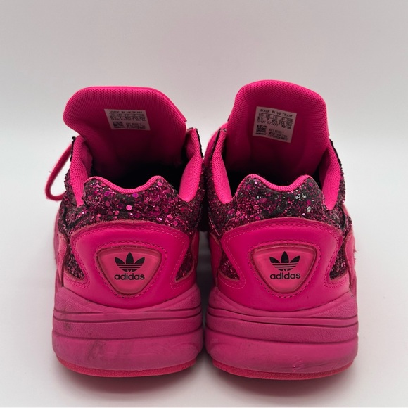 Adidas Falcon Shock Pink Glitter Sneakers - Picture 3 of 9